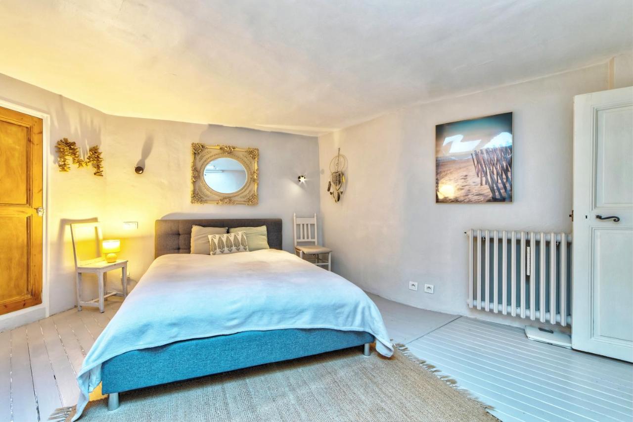 Townhouse Mougins In The Old Village, Fantastic View, Sea And Mountains Exteriér fotografie