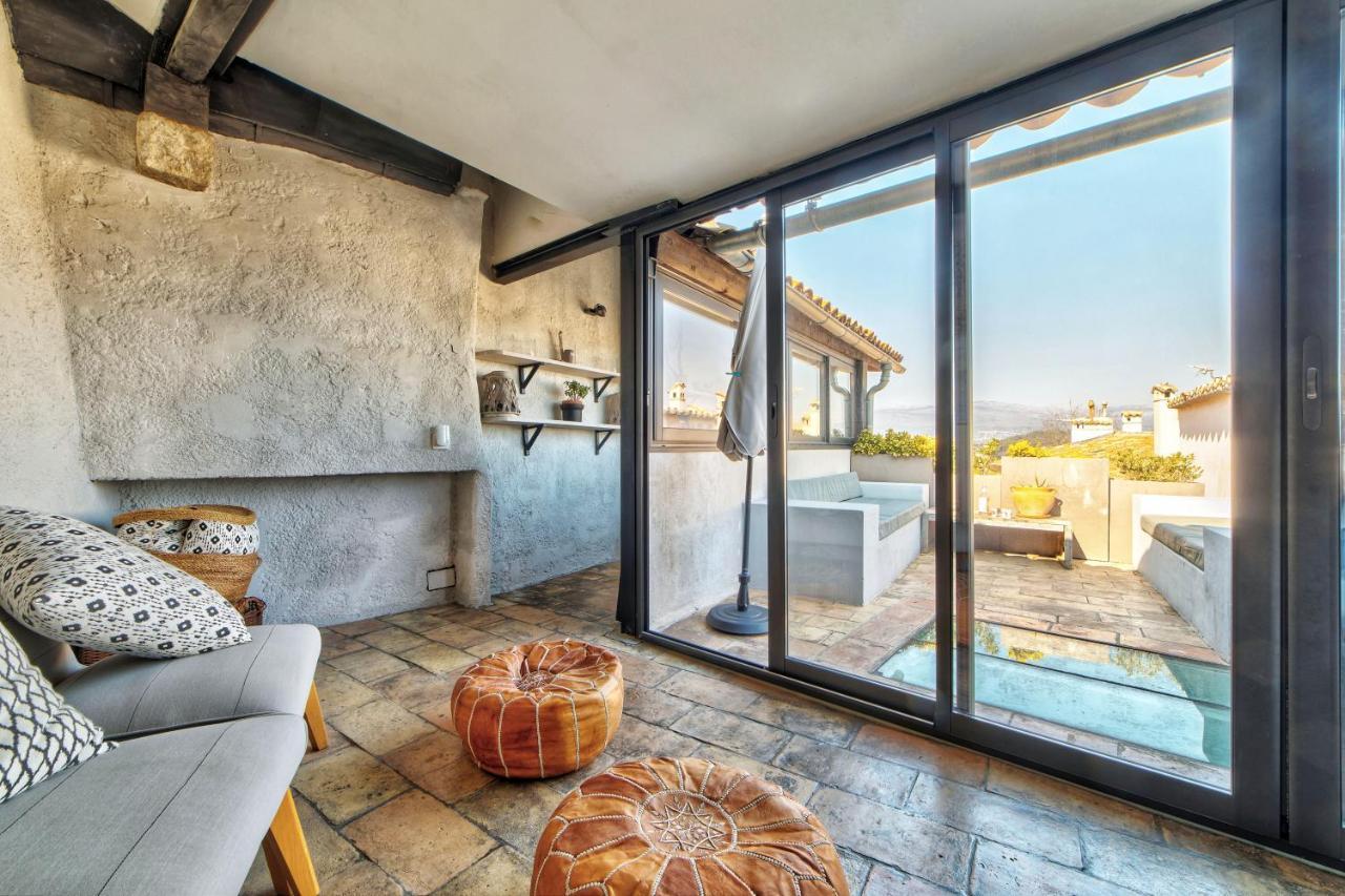Townhouse Mougins In The Old Village, Fantastic View, Sea And Mountains Exteriér fotografie